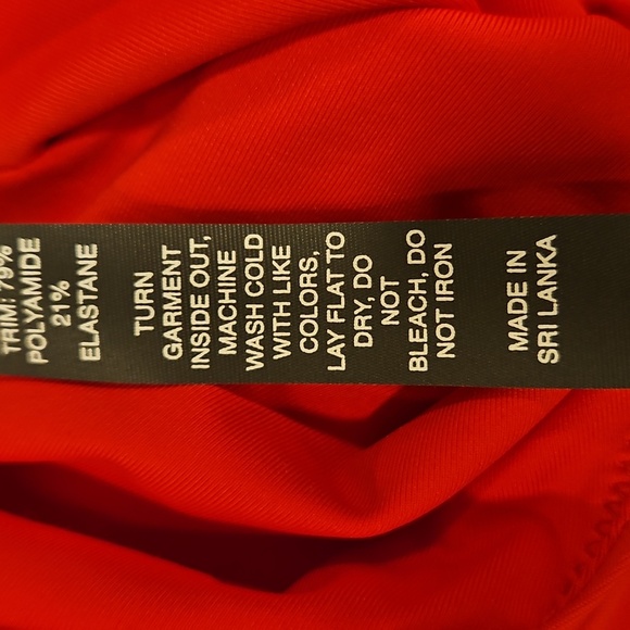 💕VUORI💕 Encinitas One Piece Swimsuit ~ Bold Red XL NWT - Picture 13 of 14